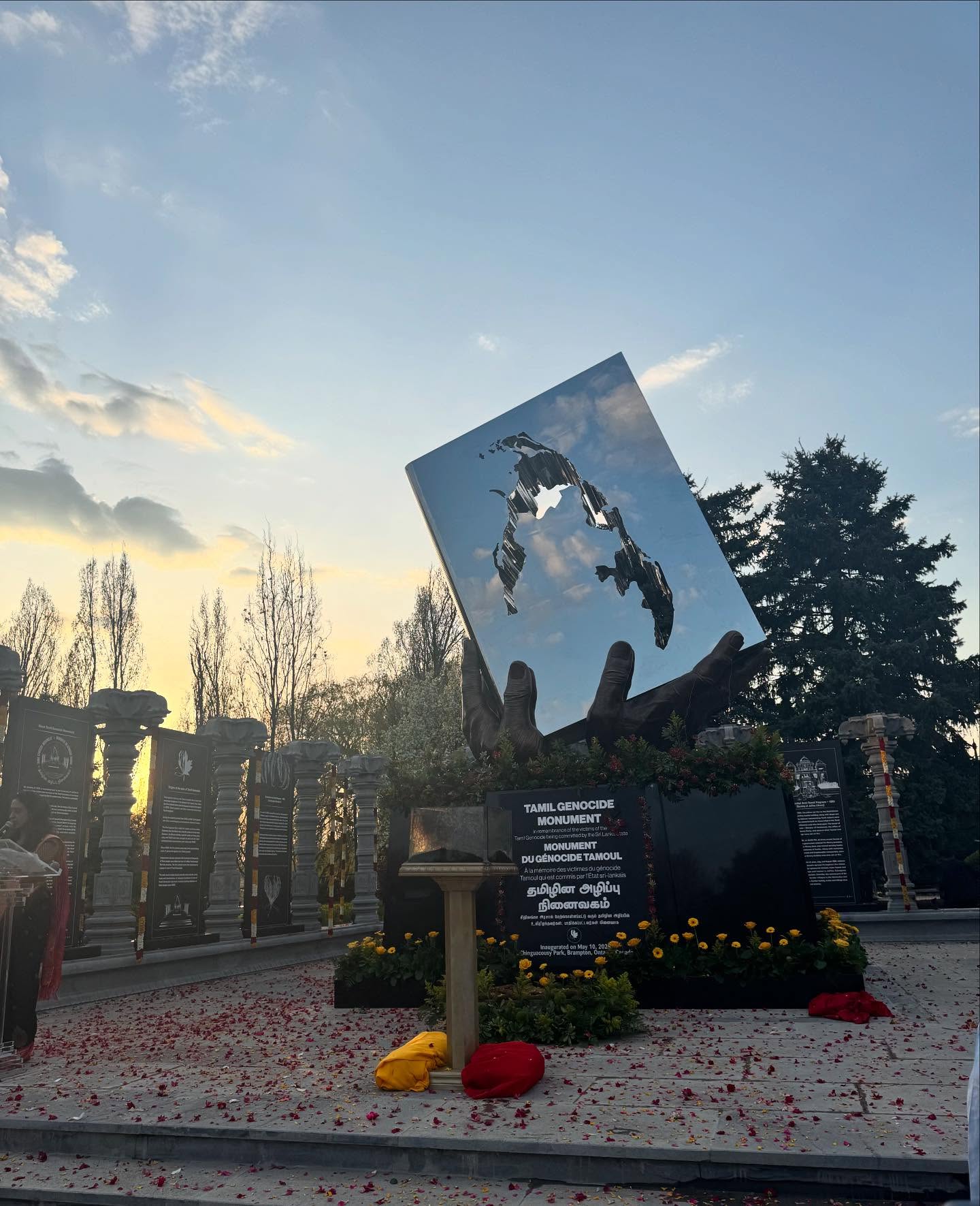 Tamil Genocide Monument inaugurated in Brampton