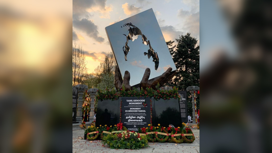 Brampton Teen Charged for Vandalizing Tamil Memorial